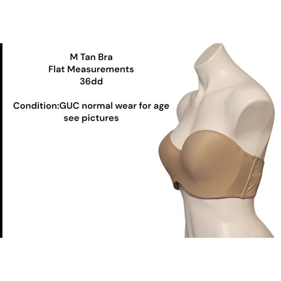 36DD Maidenform Self Expressions Strapless Bra Underwire Full Support 05032 - Picture 5 of 10